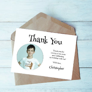 Black Typography Photo Boy Cute Kids Tack