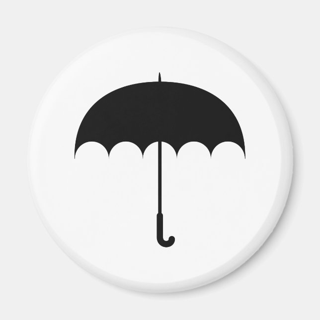 Black Umbrella Magnet (Framsidan)