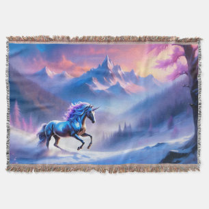 Black Unicorn i Dreamy Winter Ligcape Filt