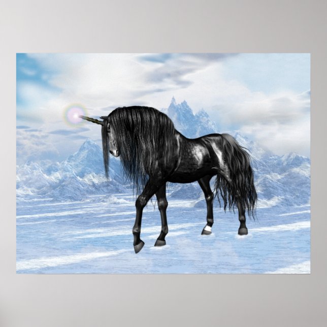Black Unicorn Poster (Framsidan)