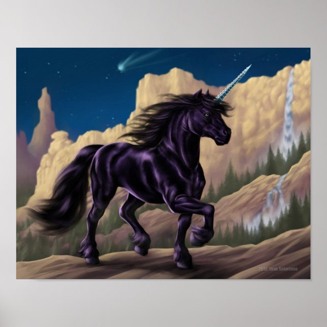 Black Unicorn Poster (Framsidan)