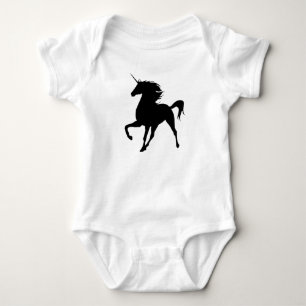 Black Unicorn Silhouette Creeper T Shirt