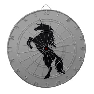 Black Unicorn Silhouette Dart Board Darttavla