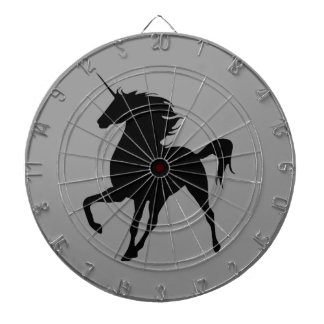 Black Unicorn Silhouette Dart Board Piltavla