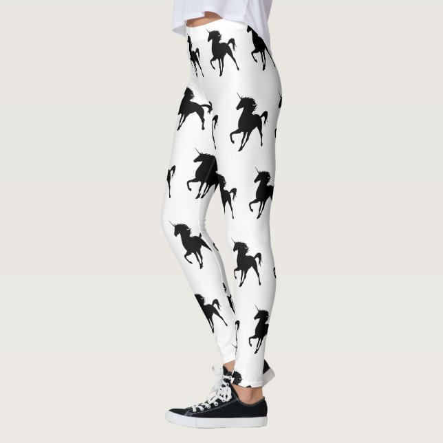Black Unicorn Silhouette Legging (Vänster)