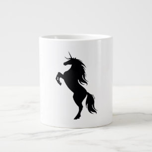 Black Unicorn Silhouette Mugg Jumbo Mugg
