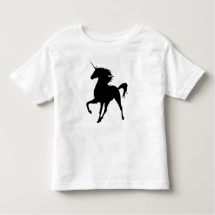 Black Unicorn Silhouette Shirt Tröja