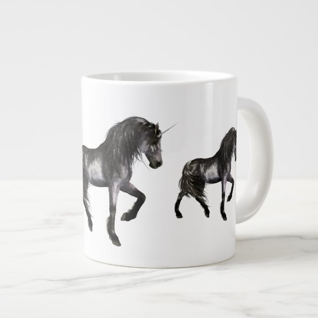 Black Unicorn Specialty Mugg Jumbo Mugg (Framsida höger)