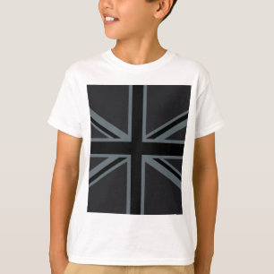 Black Union Jack Flagga Design Tröja