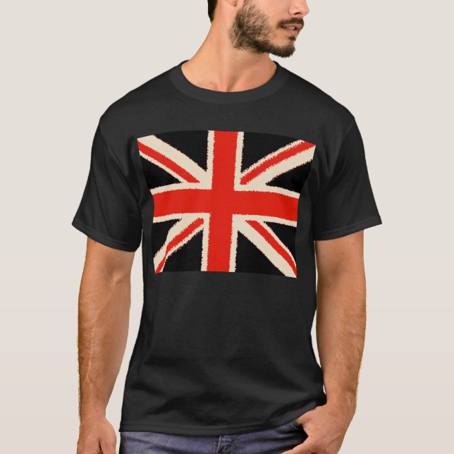Black Union Jack Tröja (Framsida)
