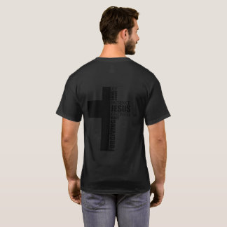 Black Unisex Kor från Jesus T-Shirt