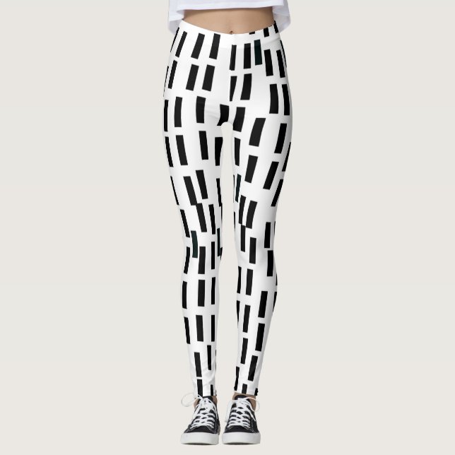 Black Vågar Leggings (Framsida)