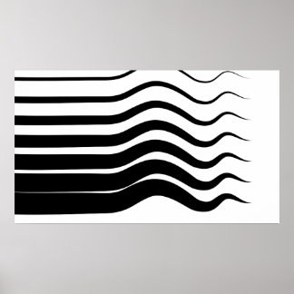 Black Vågar Poster