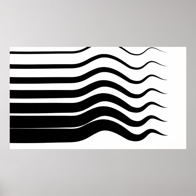 Black Vågar Poster (Framsidan)
