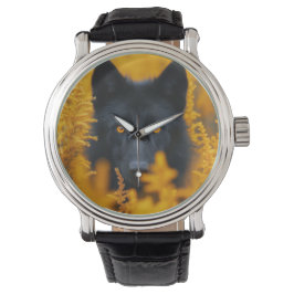 Black Varg Hund German Shepherd Armbandsur