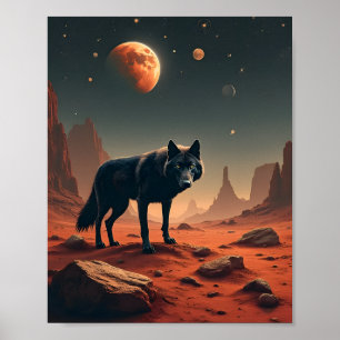 Black Varg Under mars liggande Poster