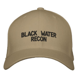 Black Vatten Recon Anpassningsbar Baseball Cap Broderad Keps