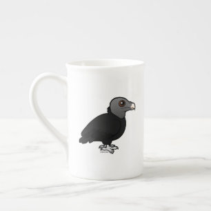 Black Vculture Bone China Mugg Benporslin Mugg