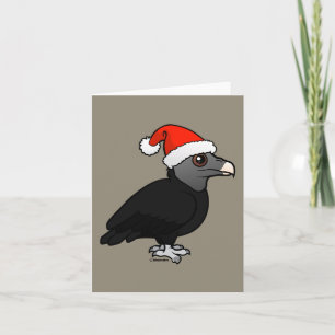 Black Vculture Santa Helgkort