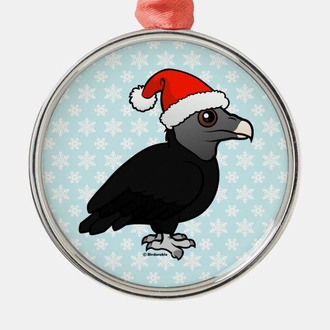 Black Vculture Santa Julgransprydnad Metall (Framsidan)