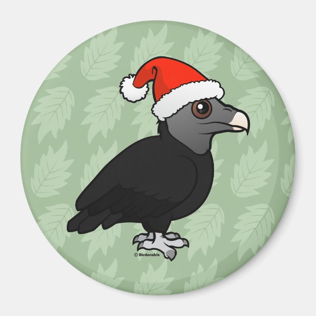 Black Vculture Santa Magnet (Framsidan)