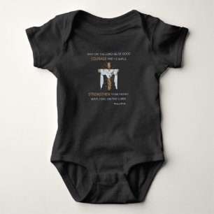 Bläck versionsskriptpsalm 27:14 KJV T Shirt