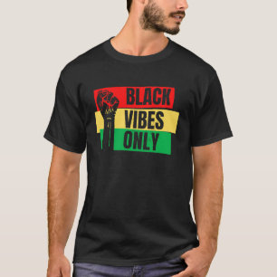 Black Vibes Endast Melanin Manar Women Kids Småbar T Shirt