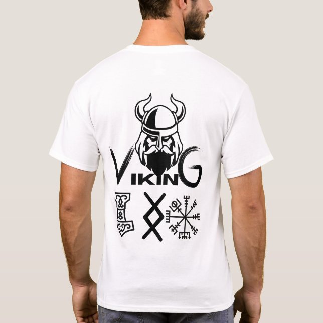 BLACK VIKING T SHIRT (Baksida)