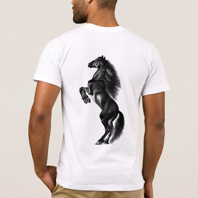 Black Vild Horse T-Shirt (Baksida)