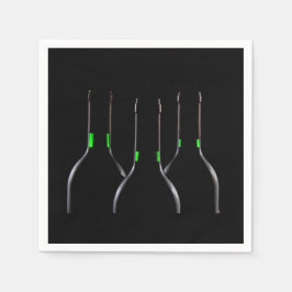 Black Vin Flaska Standard Cocktail Pappersservett