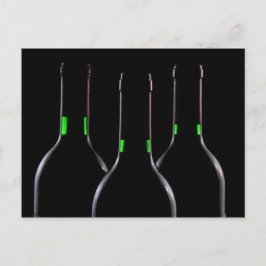 Black Vin Flaskor vykort