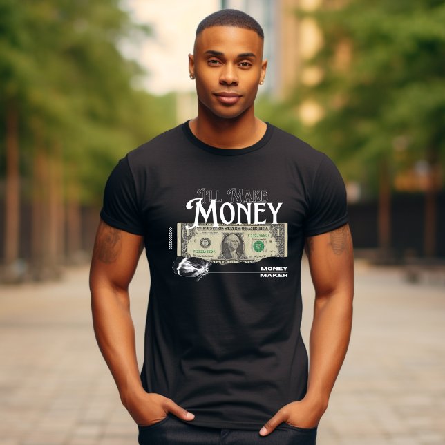 Black Vintage Money T-Shirt (Skapare uppladdad)