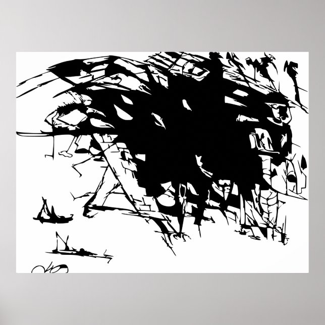 BLACK VOID POSTER (Framsidan)