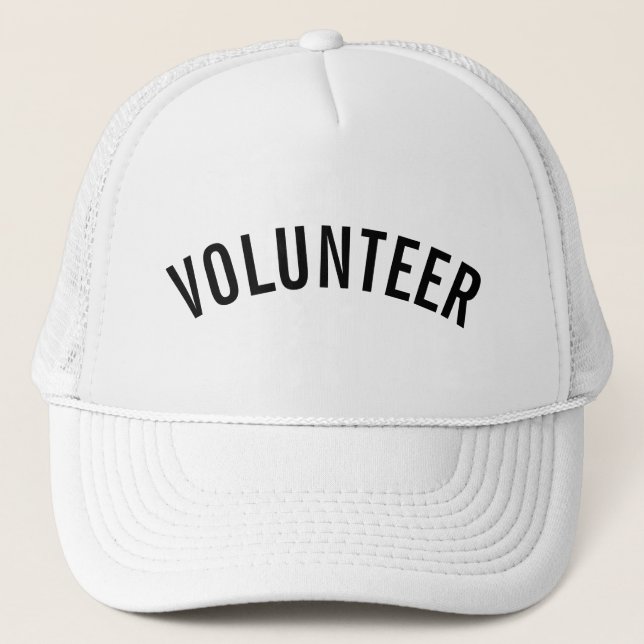 Black Volunteer Truckerkeps (Framsida)