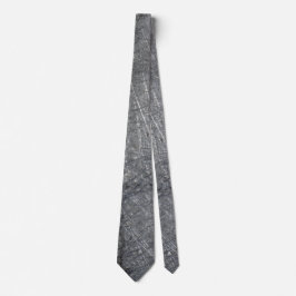 Black Wall Neck Tie med grafitdesign Slips