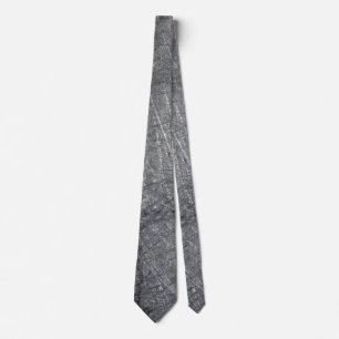 Black Wall Neck Tie med grafitdesign Slips
