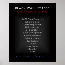 Black Wall street - glöm aldrig