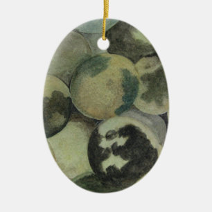 Black Walnut Julgransprydnad Keramik