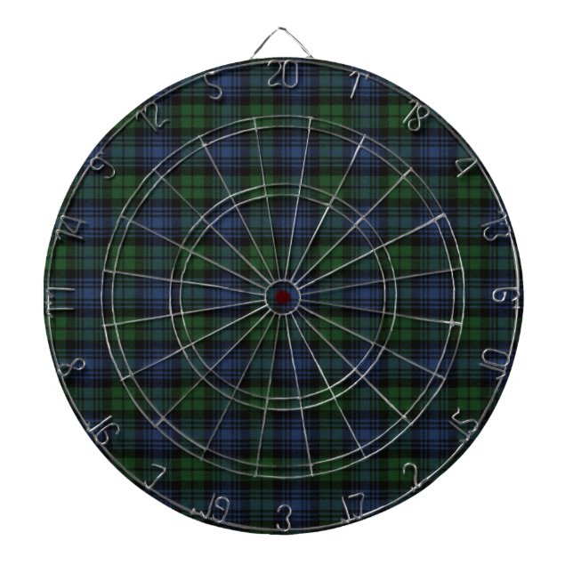 Black Watch Ancient Original Scottish Tartan Darttavla (Framsidan)