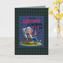 Black Watch Ancient Scottish Tartan Humorous  Kort