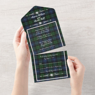 Black Watch Ancient skotsk tartan