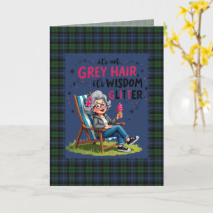 Black Watch Ancient skotsk Tartan Humoristisk Kort