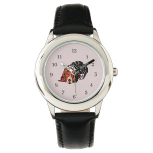 Black Watch Boys av rostfritt stål Armbandsur