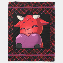 Black Watch Bullpew tartan-chatta kärlek Fleecefilt