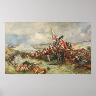 Black Watch på Fontenoy Poster