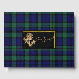 Black Watch Play och Thistle Bröllop Guest Bok