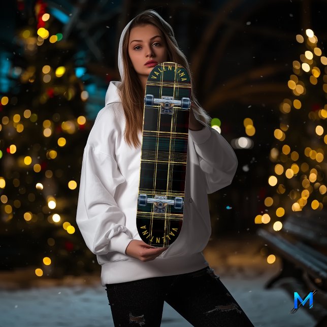 Black Watch-play Skateboard med Guld-accenter (Skapare uppladdad)