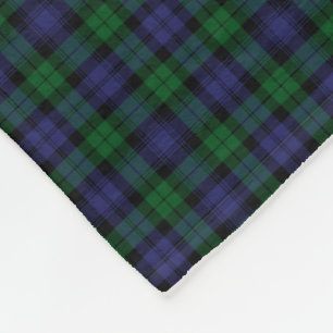 Black Watch-regim Tartan Scottish Play Mönster Fleecefilt