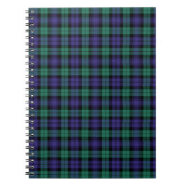 Black Watch Scottish Tartan Anteckningsbok