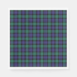 Black Watch Scottish Tartan Pappersservett